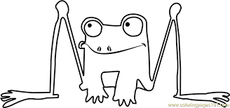 / 20+ frog shape templates, crafts & colouring pages. Frog Coloring Page For Kids Free Skunk Fu Printable Coloring Pages Online For Kids Coloringpages101 Com Coloring Pages For Kids