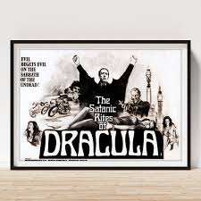 The Satanic Rites Of Dracula, Center Poster by Everett - Fine Art America