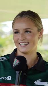 Maddy Russell 🎙️ , #BunniesTV #Rabbitohs