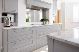 Download our latest brochure or inspire your ideas with our kitchen gallery. Grey Shaker Kitchen Grey Shaker Kitchen Open Plan Kitchen Living Room Modern Kitchen Open Plan