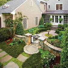 Atlanta Cottage Garden Courtyard Gardens Design Courtyard Landscaping Cottage Garden