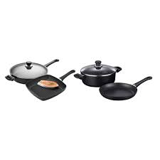 Scanpan Classic 2pc Set W 32cm Saute Pan 27cm Grill Pan Cookware Scanpan Sautepan Pan Grill Pan Best Grill Pan