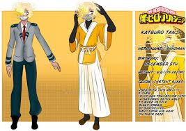 Bnha Katsuro Tanji By Artstarmi On Deviantart Hero Clothes Hero My Hero Academia