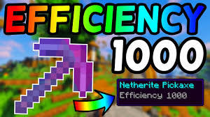 The pickaxe is an iconic tool in minecraft, and one of the most vital tools. How To Get An Efficiency 1 000 Netherite Pickaxe In Minecraft 1 16 2021 Youtube