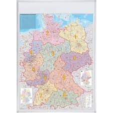 Landkaarten.nl van buroplanex worldwide bv, de grootste webshop van landkaarten, wereldkaarten, stadsplattegronden en postcodekaarten. Landkaartbord Duitsland Postcodekaart 98x138cm Landkaartbord Be