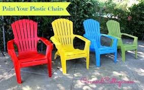 Paint Your Plastic Chairs Painting Plastic Chairs Painted Patio Patio Furniture Makeover