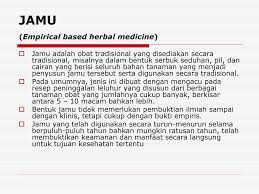Jun 16, 2021 · baca juga: Obat Tradisional Obat Bahan Alam Indonesia Ppt Download