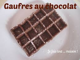 Je Fais Tout Maison Gaufre Chocolat Gaufres Chocolat