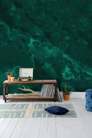 Emerald Green Abstract Wallpaper Self Adhesive Peel And Etsy Green Painted Walls Abstract Wallpaper Wall Wallpaper