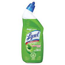 Lysol hydrogen peroxide leaves behind no chemical residues: Lysol Toilet Bowl Cleaner With Bleach 710 Ml 158680 Rona