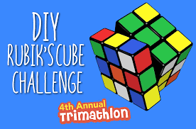 Wait for the program to find the solution then follow the steps to solve your cube. Diy Trimathlon Rubik S Cube Challenge Mathnasium