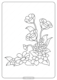 Flowers, leaves, lush many particulars hidden in these adults floral coloring all planets and photo voltaic system coloring pages are printable. Free Printable Flowers Pdf Coloring Pages 07