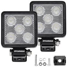 3 Slim Cube Led Pods Flood 2pcs Sylvania Off Road Lighting Sylvania Automotive Com Sylvania Automotive