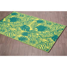 Outdoor carpet is prefect for your outdoor patio and porch spaces. Erbanica Fiesta Outdoor Plastic Green Leaves Rug 4 X 6 Lowe S Canada