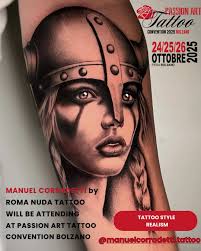 Manuel Corradetti by Roma Nuda Tattoo sarà presente tra gli artisti della  Bolzano Tattoo Convention 24, 25 e 26 ottobre 2025, in Fiera.