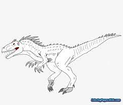 Free printable jurassic world coloring pages. Jurassic World Indominus Rex Coloring Pages Jurassic World Free Transparent Png Download Pngkey