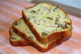 Traditional French Gruyere Green Olives And Ham Cake