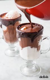 Hot Chocolate Floats Will Get You So Excited For Winter Recipe Desserts Float Recipes Hot Chocolate Recipes
