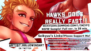 My Hero Academia] HAWKS GOES REALLY FAST!! 