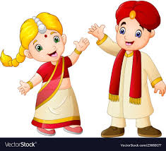 Illustration Of Cartoon Indian Couple Wearing Traditional Costumes Download A Free Preview Or High Quality Adobe Illu Cartoon Stock Illustration Diwali Images Gift yourself and your dear ones our specially curated diwali bath combos which includes our cold pressed almond oil and signature ubtans. illustration of cartoon indian couple