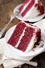 Maybe it's the name or that beautiful, bold red color. Red Velvet Cake With Cream Cheese Frosting Sally S Baking Addiction