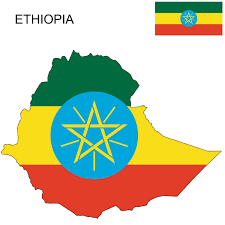 History of the ethiopian flag the flag of ethiopia was first standardized as part of ethiopia's constitution in 1995, but some changes were made to it in the following years. Ethiopia Flag Map Ethiopia Flag Ethiopia Flags Of The World