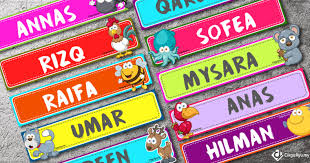 Create html5 flipbook from pdf to view on iphone, ipad and android devices. Label Nama Murid Mengikut Kumpulan Dots Floral Banners Labels