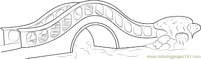 Hang around with this mischievous monkey blast off into outer space to explore new frontiers. China Bridge Coloring Page For Kids Free Bridges Printable Coloring Pages Online For Kids Coloringpages101 Com Coloring Pages For Kids