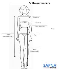 9 Printable Body Measurement Chart Body Measurement Chart