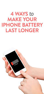 4 Ways To Make Your Iphone Battery Last Longer Iphone Info Iphone Battery Iphone Hacks