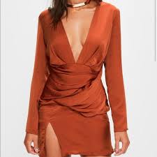 Check out our latest collection of affordable women clothing to elevate your outfit. Missguided Dresses Burnt Orange Bodycon Dress Poshmark