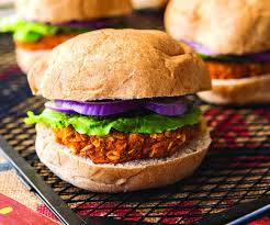 Smoky Sweet Potato Burgers Forks Over Knives Recipe Sweet Potato Burgers Best Vegan Burger Recipe Recipes
