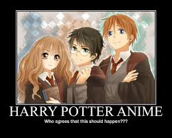Harry Potter Anime By Deathnotehyperness On Deviantart Harry Potter Anime Harry Potter Characters Harry Potter