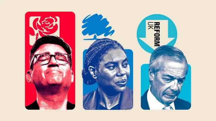 Reform would win fewer seats than Labour and Tories, poll suggests