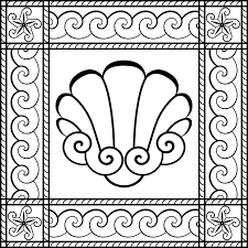 Waves mandala round coloring page. Coloring Pages Swirls Coloring Home