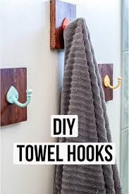17 best bathroom towel rack ideas and towel hangers for your bathroom. Easy Simple Diy Bathroom Towel Hooks Using Scrap Wood Anika S Diy Life