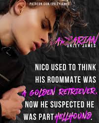 Nico used to think his roommate was a golden retriever, now he suspected he  was part hellhound. Mal was definitely—probably—doing this