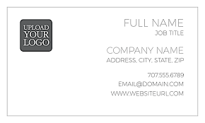 Right Align One Front Business Cards Maker Business Card Maker Business Business Cards