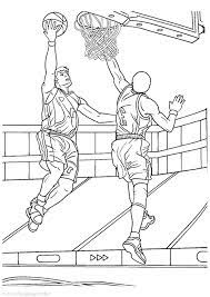 Coloring sheets based on sports will encourage the children to indulge in physical activities for a better and fitter life. Basketball Free Printable Coloring Pages Coloring Home