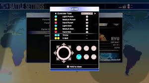 Street Fighter V Battle Setings Controller Options A B C D Custom Button Preview Gameplay Youtube