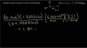 How do i calculate the number of moles of carbon atoms present in 1.257g of c2h6o? Chemistry Calculating Number Of Atoms In A Sample Youtube
