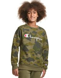 Reverse Weave Camo Sweatshirt