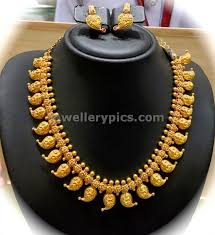 Dull Finish Gold Mango Mala Antique Design At Nalli Jewellers Latest Jewellery De Gold Necklace Designs Gold Jewellery Design Necklaces Gold Jewelry Necklace