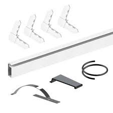 The kit includes four 7/16 in. Screen Tight 5 16 In X 48 In White Window Screen Frame Kit Wskit51648 The Home Depot