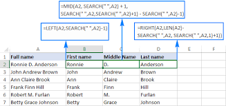 You can give a middle name to yourself by adding it in your name by following a legal process only.but this will create hassles rather than convenience because this will change your name shown in the birth certificate and also that shown in your e. Split Names In Excel Separate First And Last Name Into Different Columns