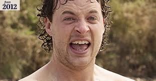 Hamish gets handy with an axe