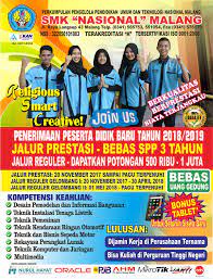 Check spelling or type a new query. Ppdb Smk Nasional Malang 2018 Smk Nasional Malang