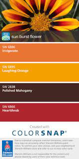 End Of Summer Fall Color Pallet Sherwin Williams Paint Colors Fall Color Pallet Sherwin William Paint