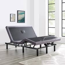 Naomi Home Idealbase Motion Adjustable Bed Queen Gray Adjustable Beds Adjustable Bed Base Adjustable Mattress