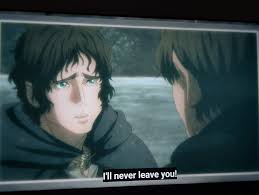 Stumbled upon this Lord of the Rings moment in an anime I'm watching while  sick.